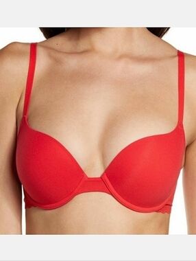 NATORI Sheer Glamour Push-Up Bra 32D
